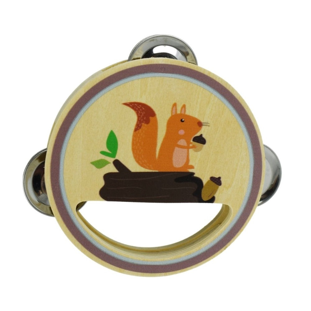 Kids Wooden Tambourine (Available in 4 Designs. Sent At Random)