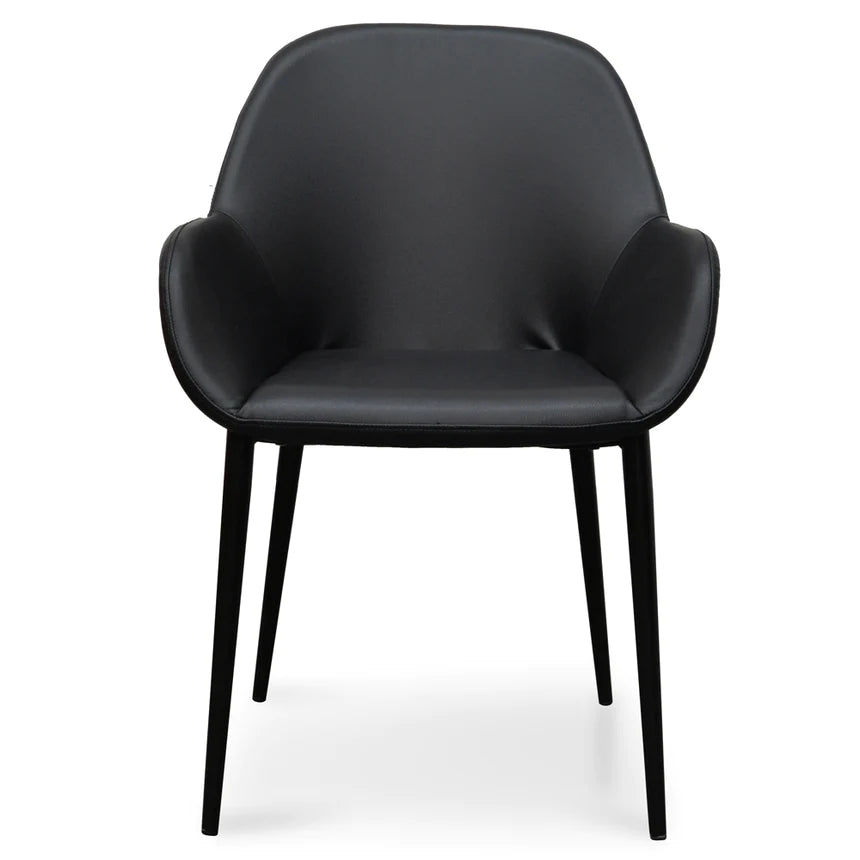 Serenity Upholstered Dining Chair - Black