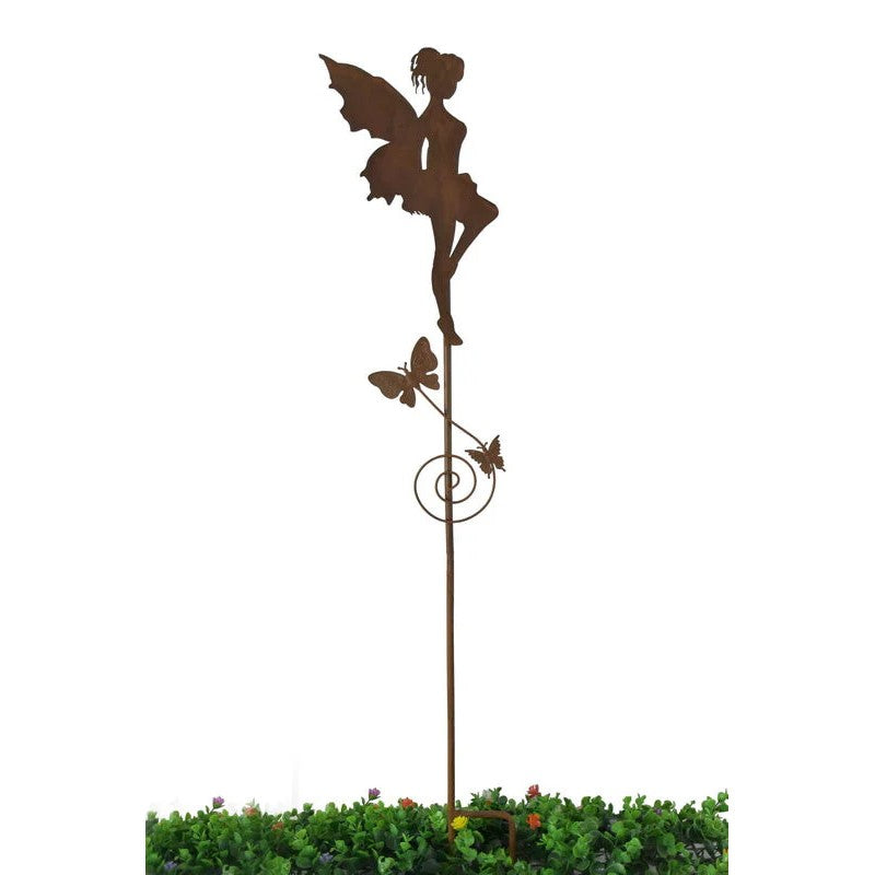 Set of 2 Asst Fairy Garden Stakes - 100cms