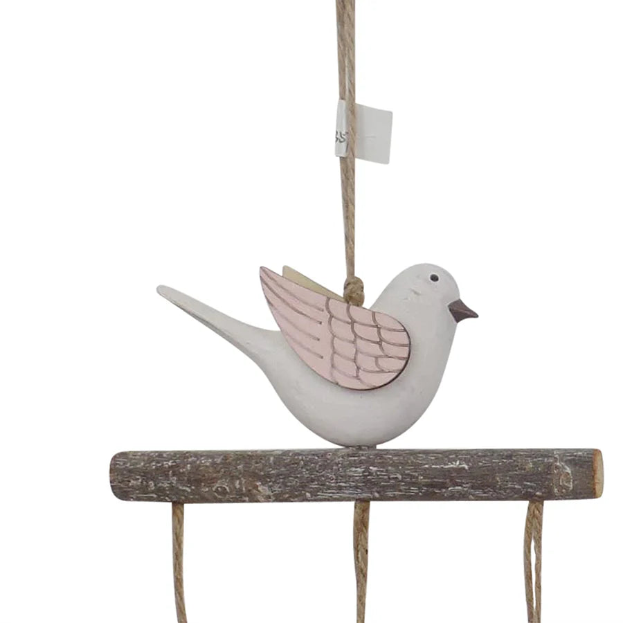 Set of 2 Asst Pastel & Rustic Birds Mobiles