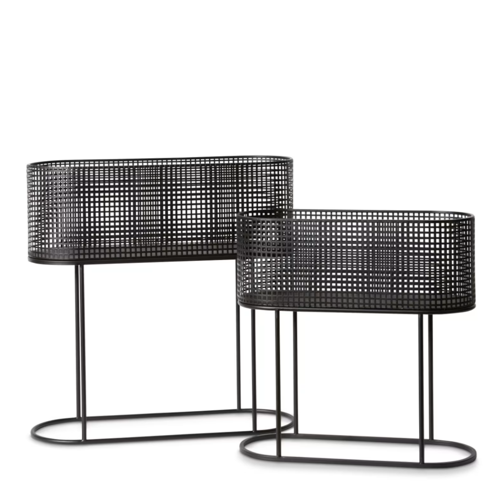 Set of 2 Creed Long Planter with Stand - Available in 2 Colors