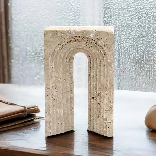 Set of 2 Curved Perfection Arched Elegance Decor - Cream