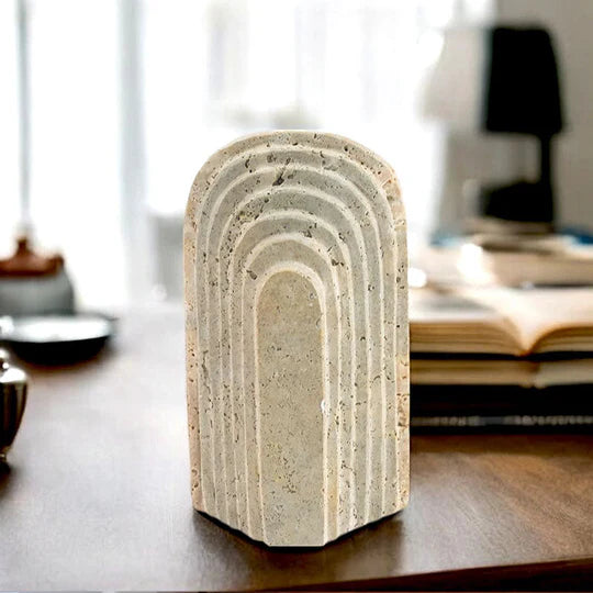 Set of 2 Curved Perfection Arched Elegance Decor - Cream