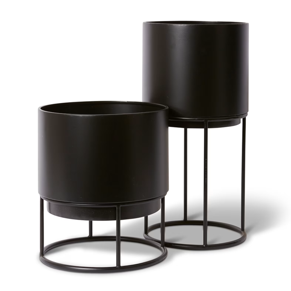 Set of 2 Gunner Planter with Stand - Available in 2 Colors