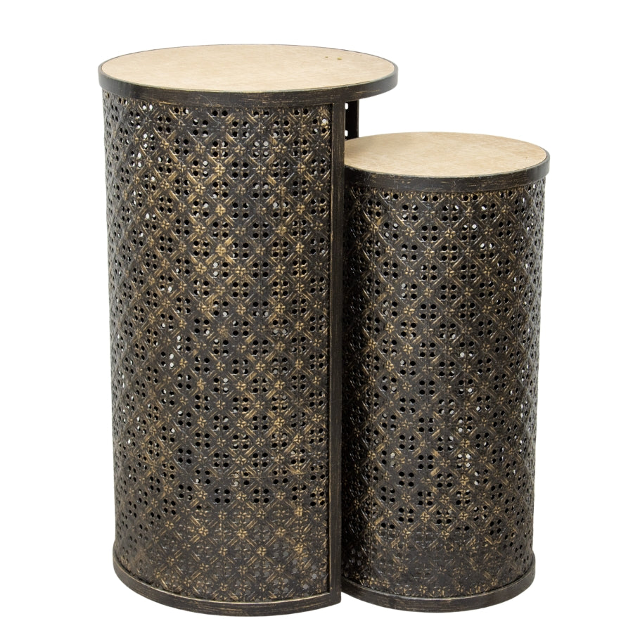 Set of 2 Lustre Occasional Unique Side Table