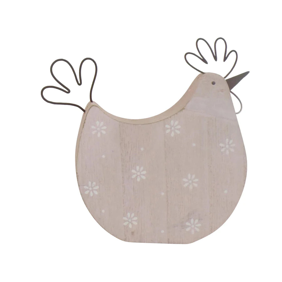 Set of 2 Mum & Child Pastel & Rust Chooks