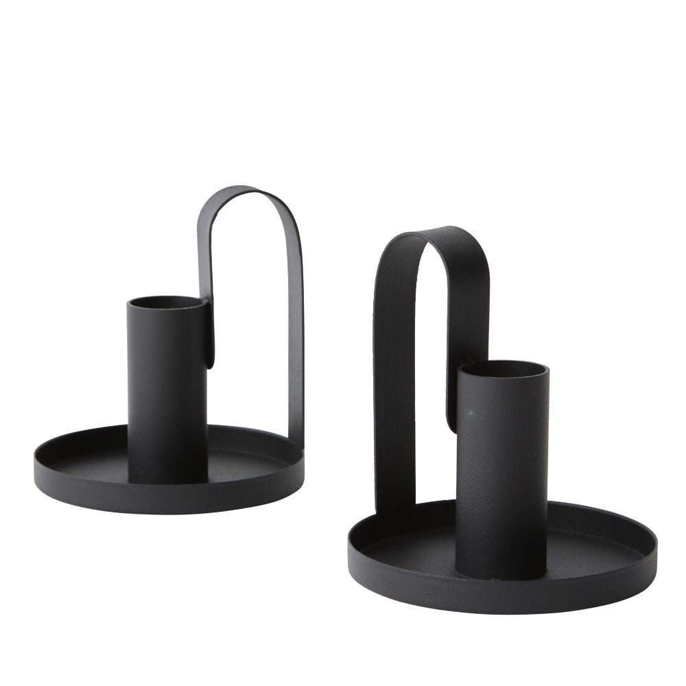 Set of 2 Portable Candle Holders