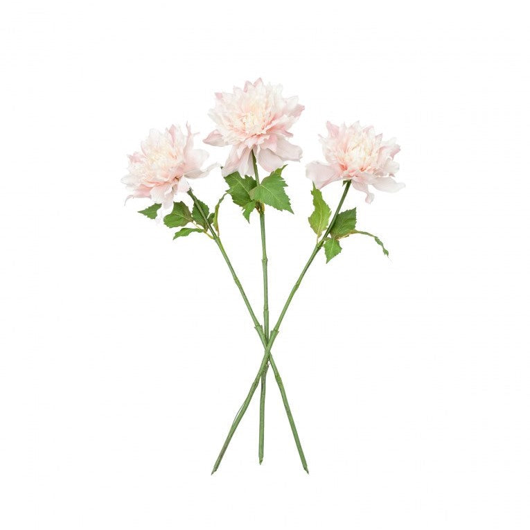Set of 3 Charming Artificial Blossom Stems - Pink