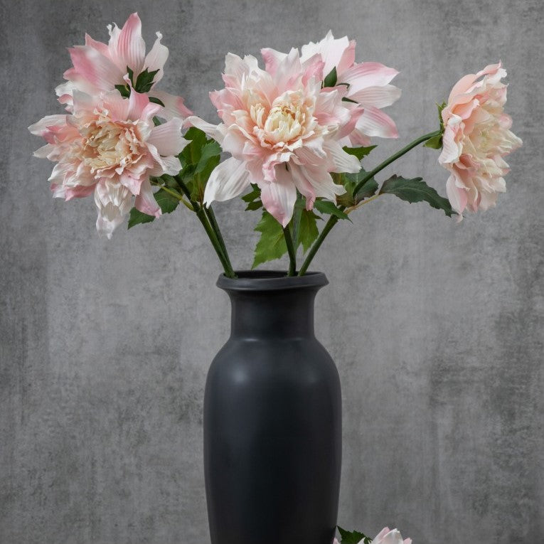 Set of 3 Charming Artificial Blossom Stems - Pale Pink