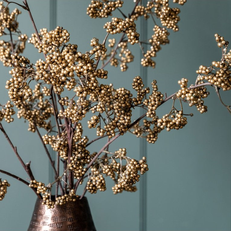 Set of 3 Artificial Glitter Berry Sprays