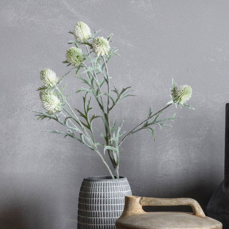 Set of 3 Artificial Thistle Stems (Available in 2 Colors)