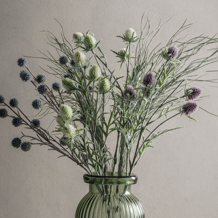 Set of 3 Artificial Thistle Stems (Available in 2 Colors)