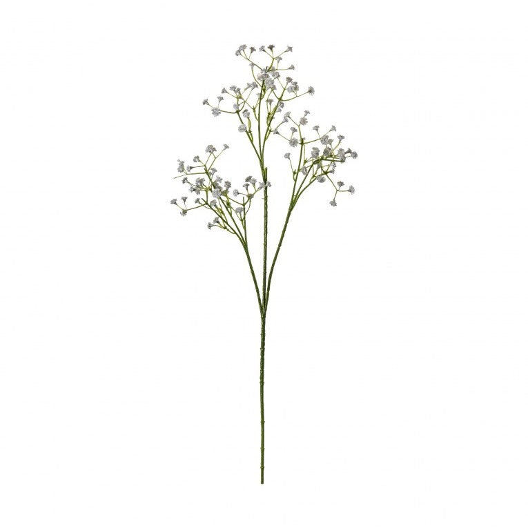 Set of 5 Elegant Artificial Gypsophila Sprays White