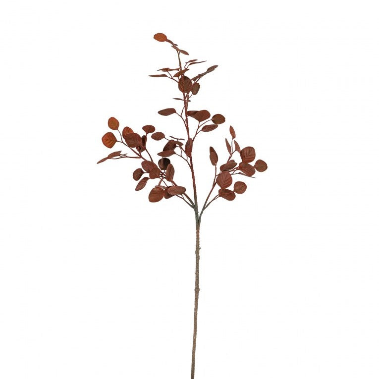 Set of 5 Artificial Eucalyptus Sprays in Red