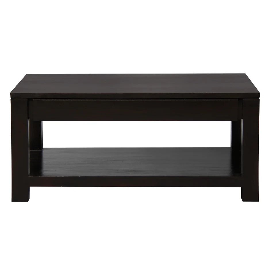 Showcase in Style 2 Drawer Coffee Table - Dark Brown