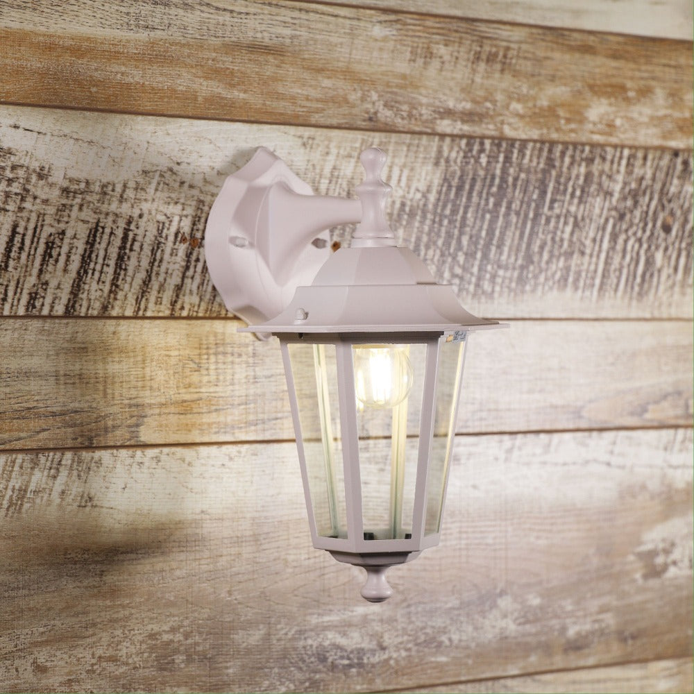 Six-sided Traditional Outdoor Wall Light (Available in 2 Colors)