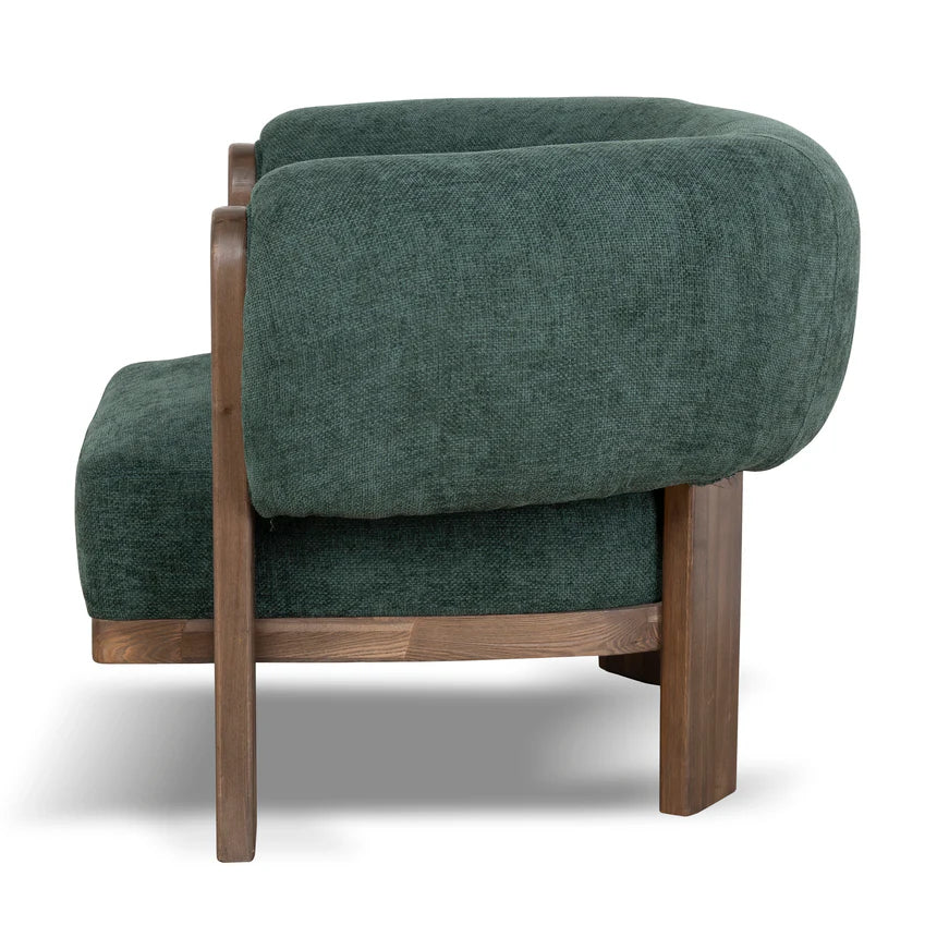 Sleek Comfort Sierra Lounge Chair - Walnut