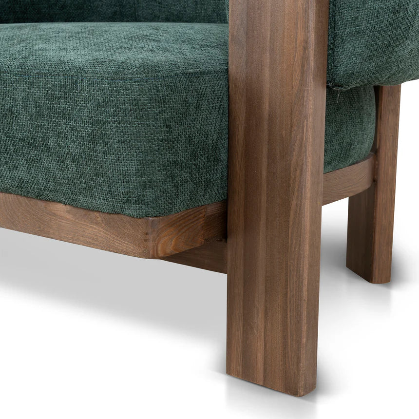 Sleek Comfort Sierra Lounge Chair - Walnut