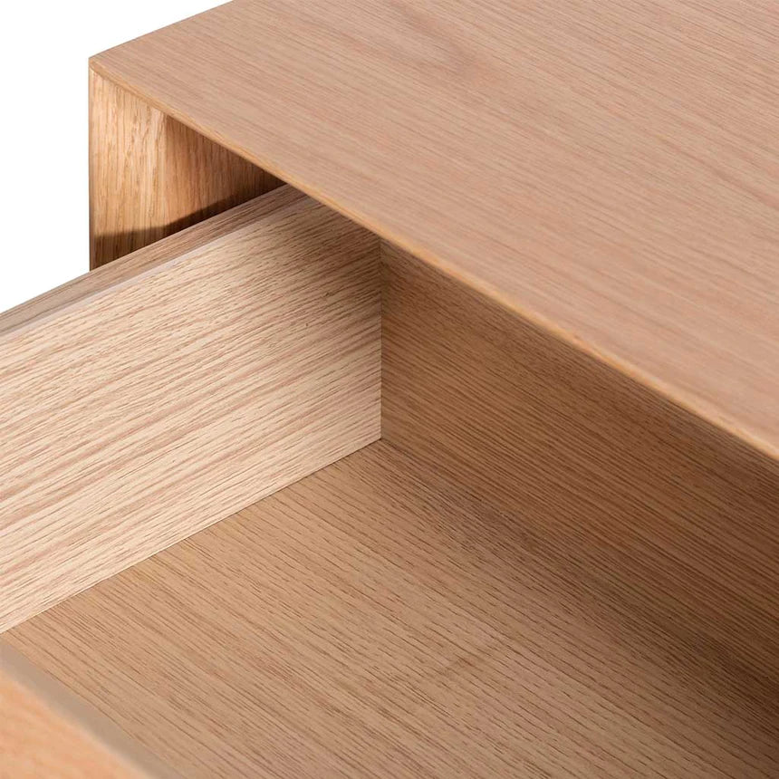 Sleek Companion Bedside Table - Natural