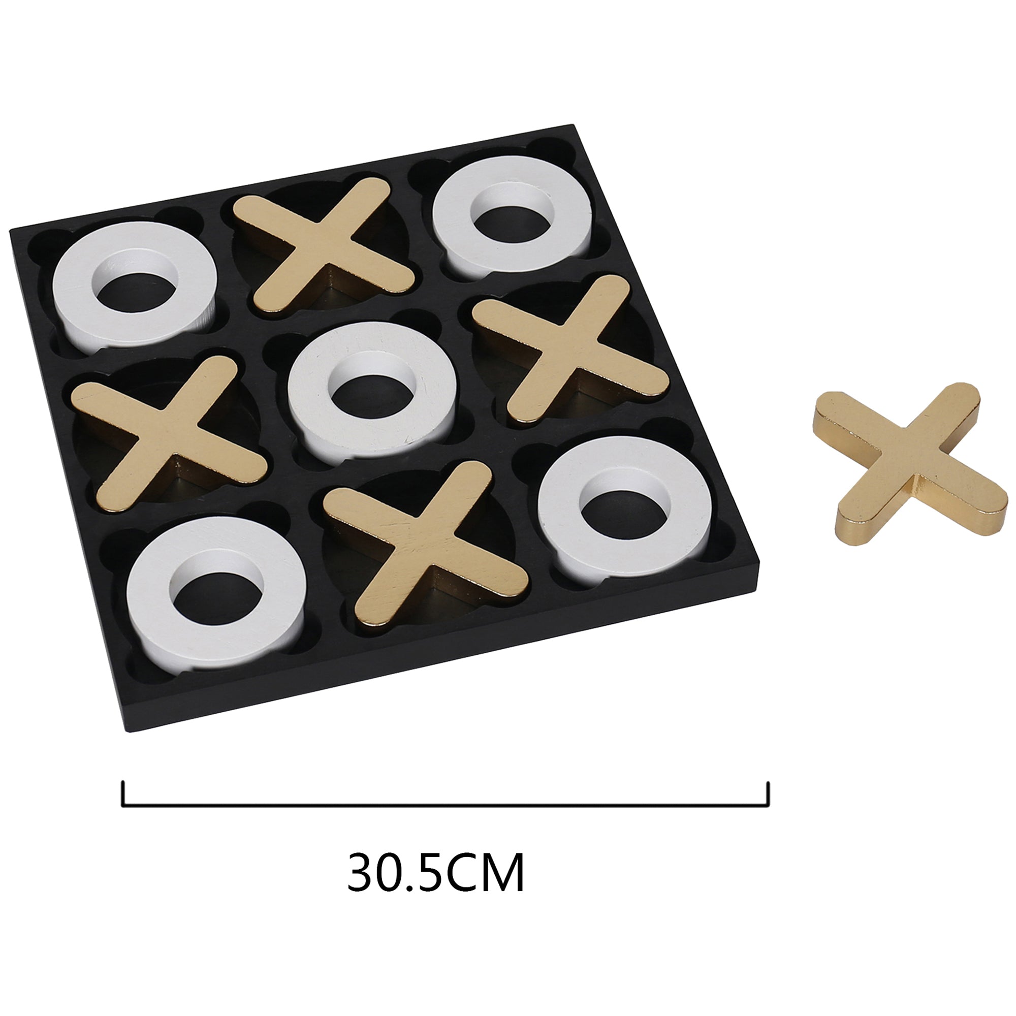 Sleek Design Aura Tic Tac Toe Game - 30.5cms