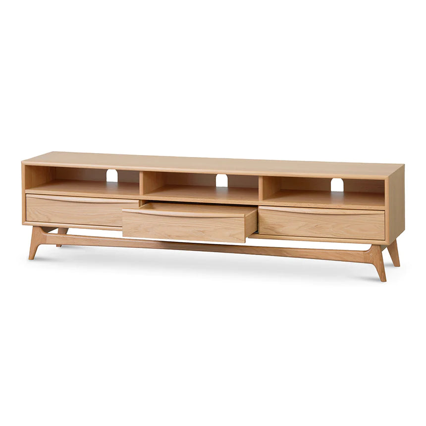 Sleek Entertainment TV Unit 180cms - Natural