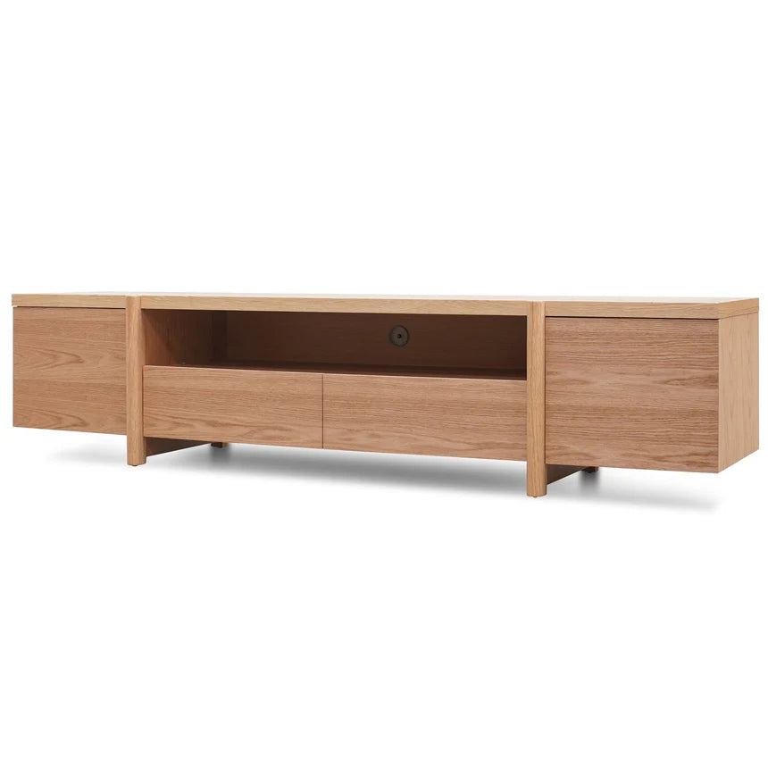 Sleek Entertainment TV Unit 210cms - Natural