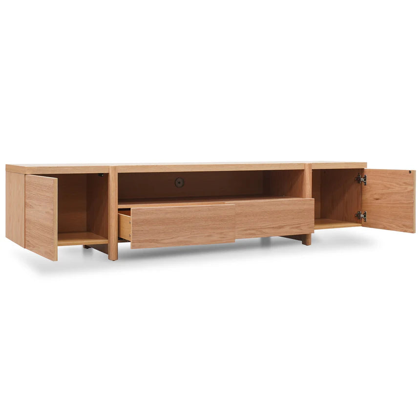 Sleek Entertainment TV Unit 210cms - Natural