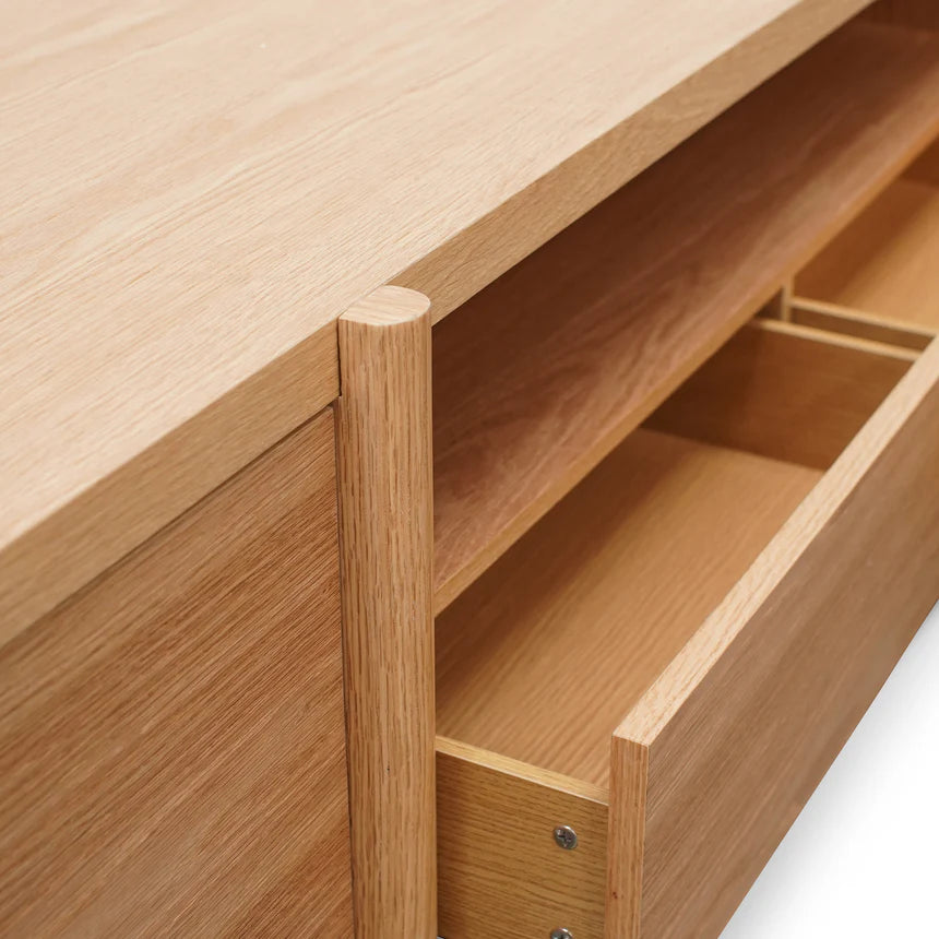 Sleek Entertainment TV Unit 210cms - Natural