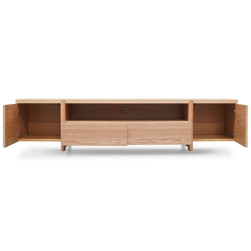 Sleek Entertainment TV Unit 210cms - Natural