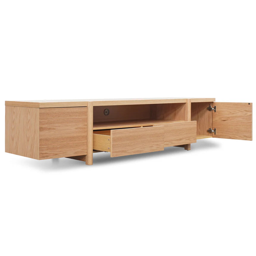 Sleek Entertainment TV Unit 210cms - Natural