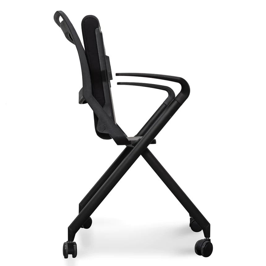Sleek Marvel Visitor Room Chair - Black