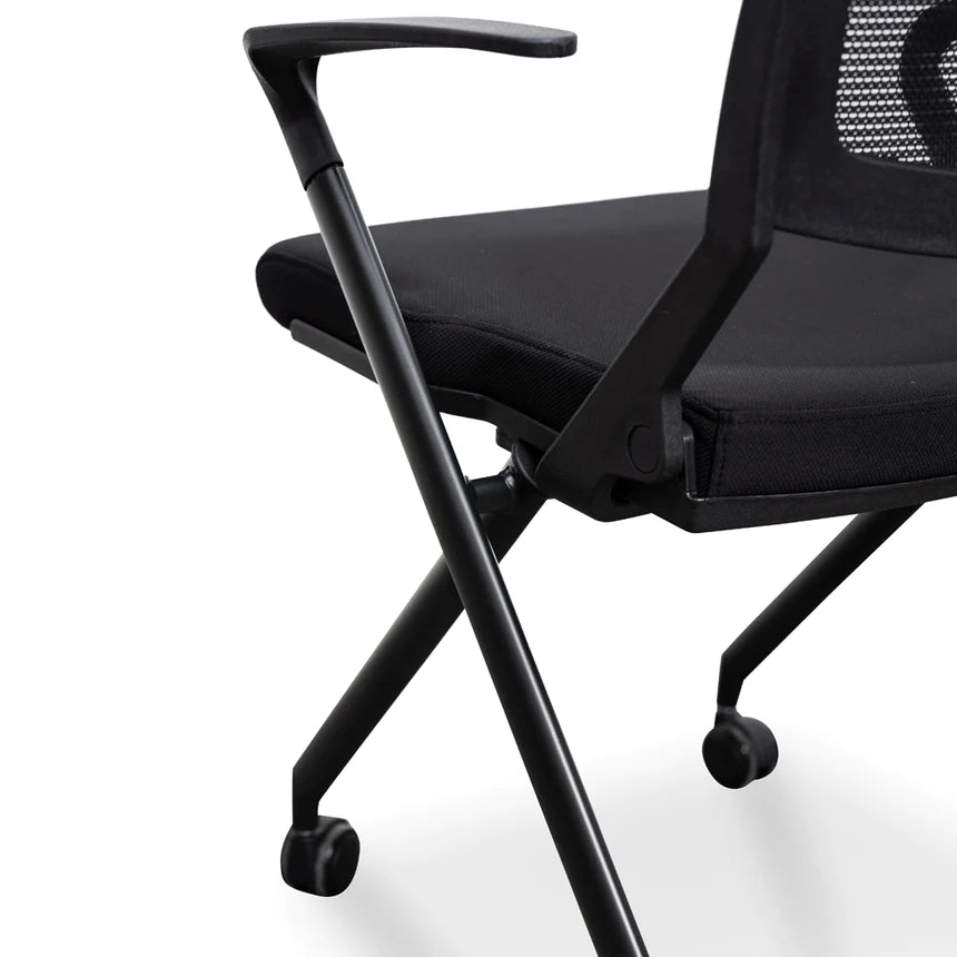 Sleek Marvel Visitor Room Chair - Black