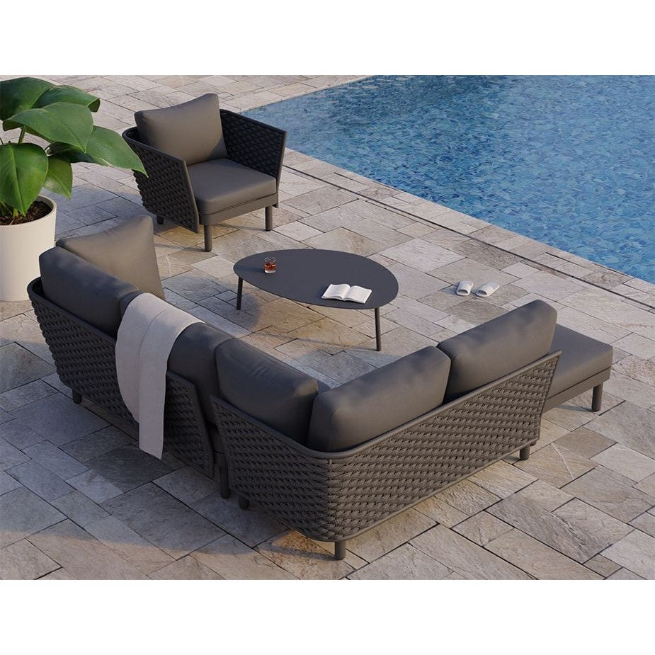 Sleek Metal Coffee Table - Large (Available in 2 Colors)