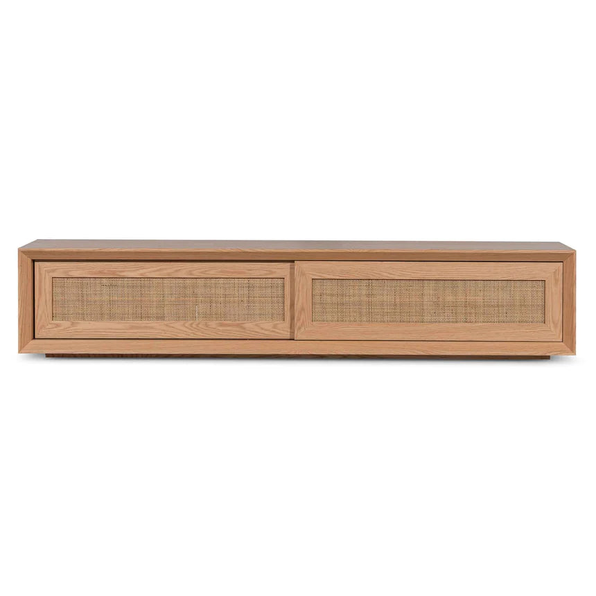 Sleek Screen TV Unit 230cms - Natural