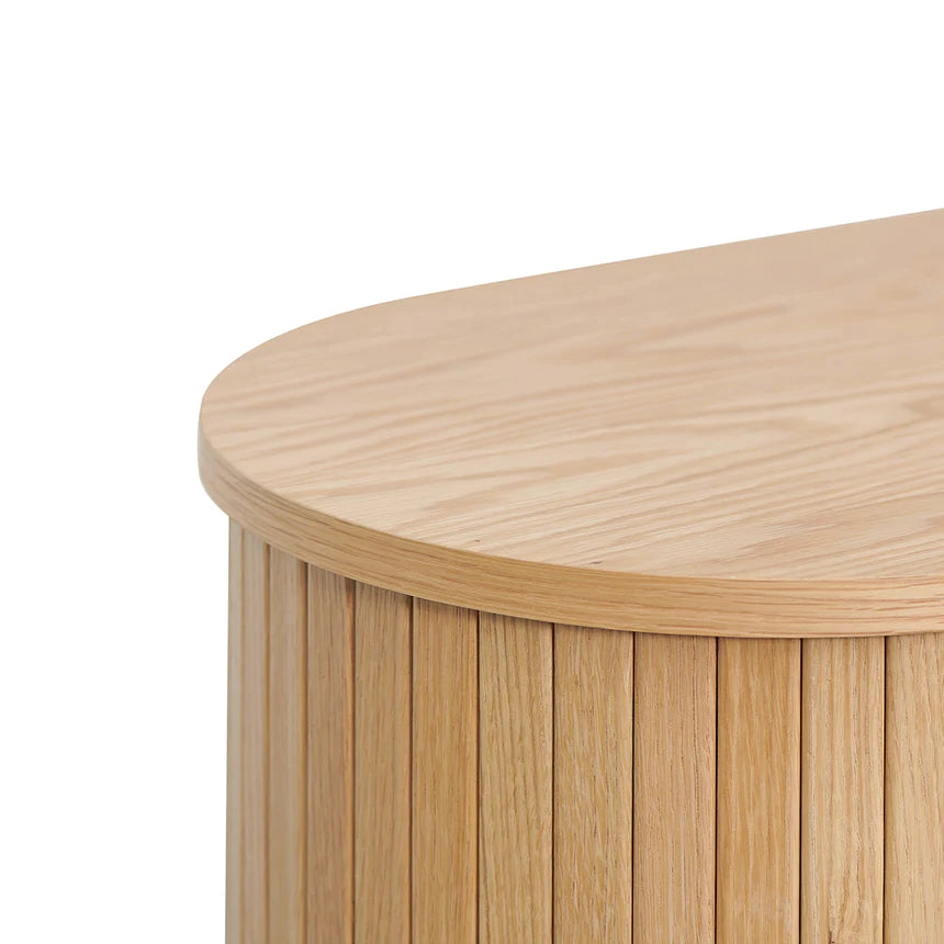 Sleek Serenity Side Table 140cms - Natural