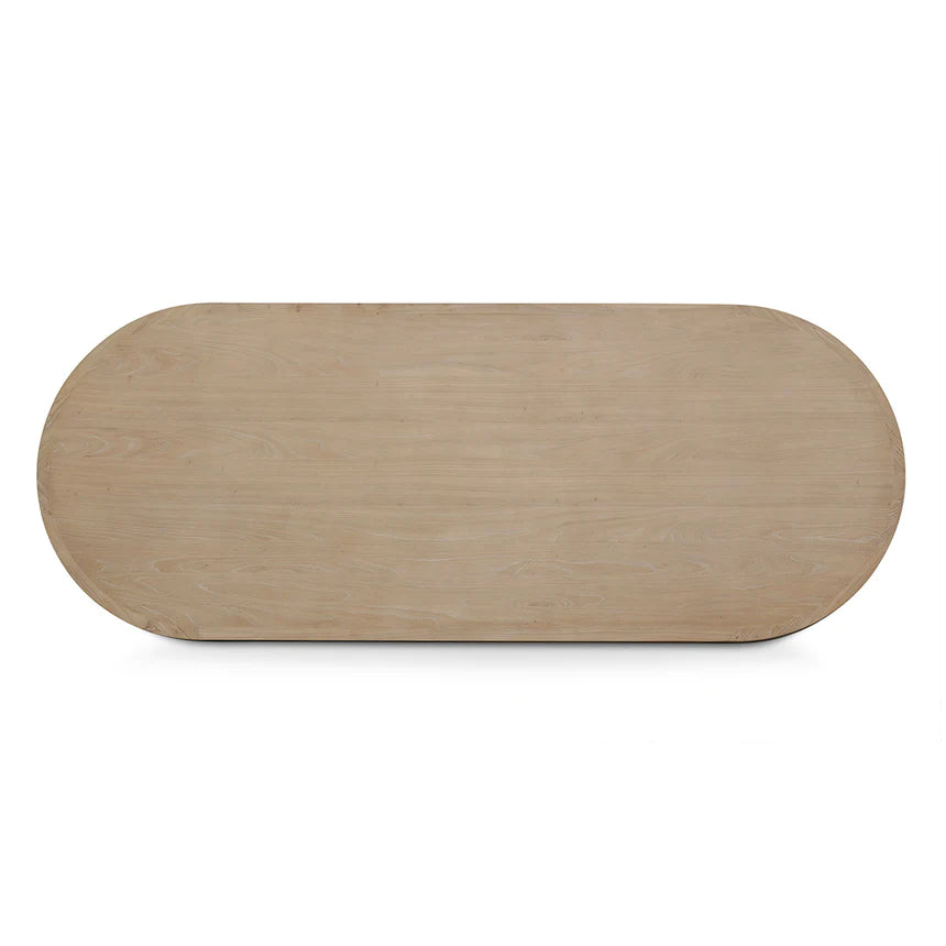 Sleek Sycamore Dining Table 280cms - Natural