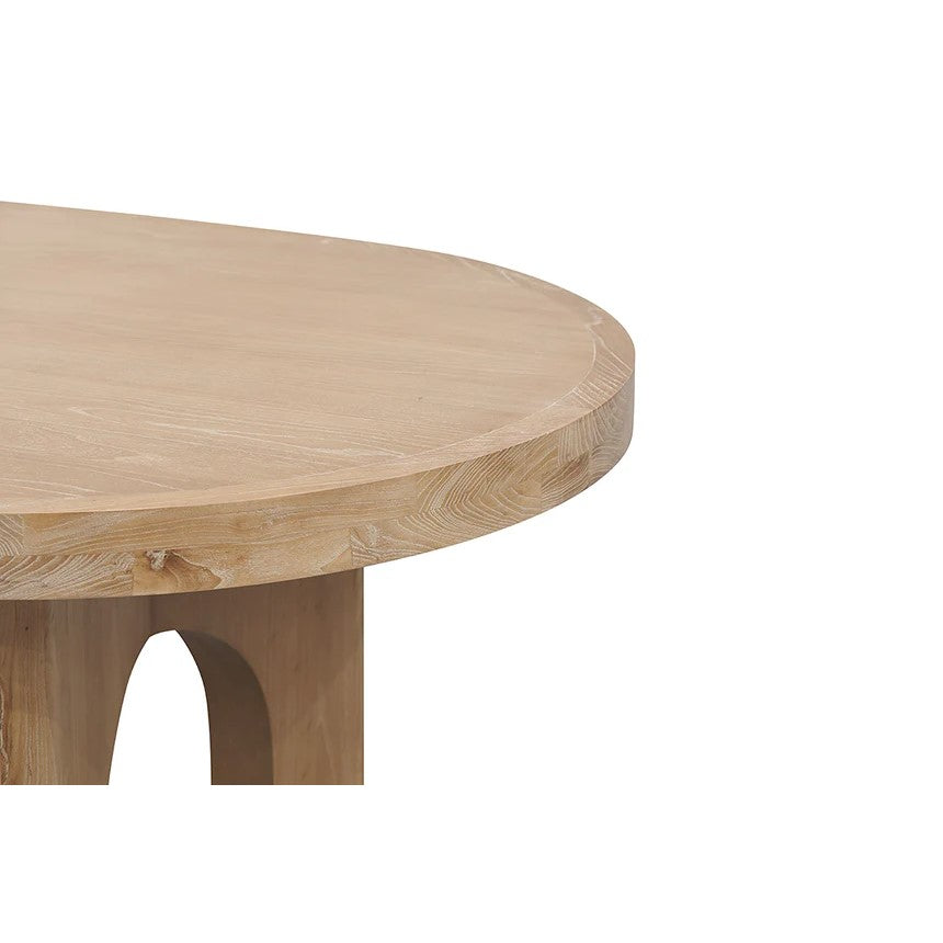 Sleek Sycamore Dining Table 280cms - Natural