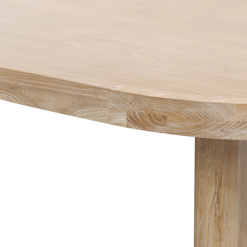 Sleek Sycamore Dining Table 280cms - Natural