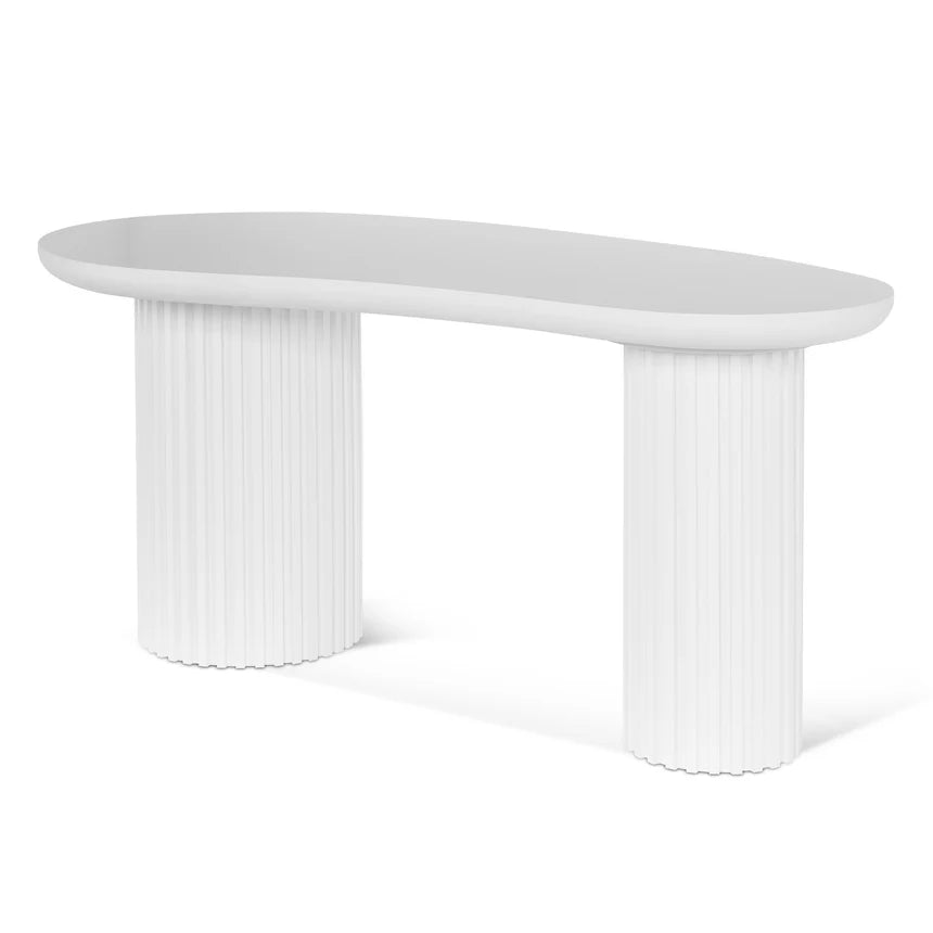 Sleek & Functional Design White Office Desk - 170cms