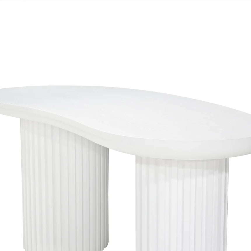 Sleek & Functional Design White Office Desk - 170cms