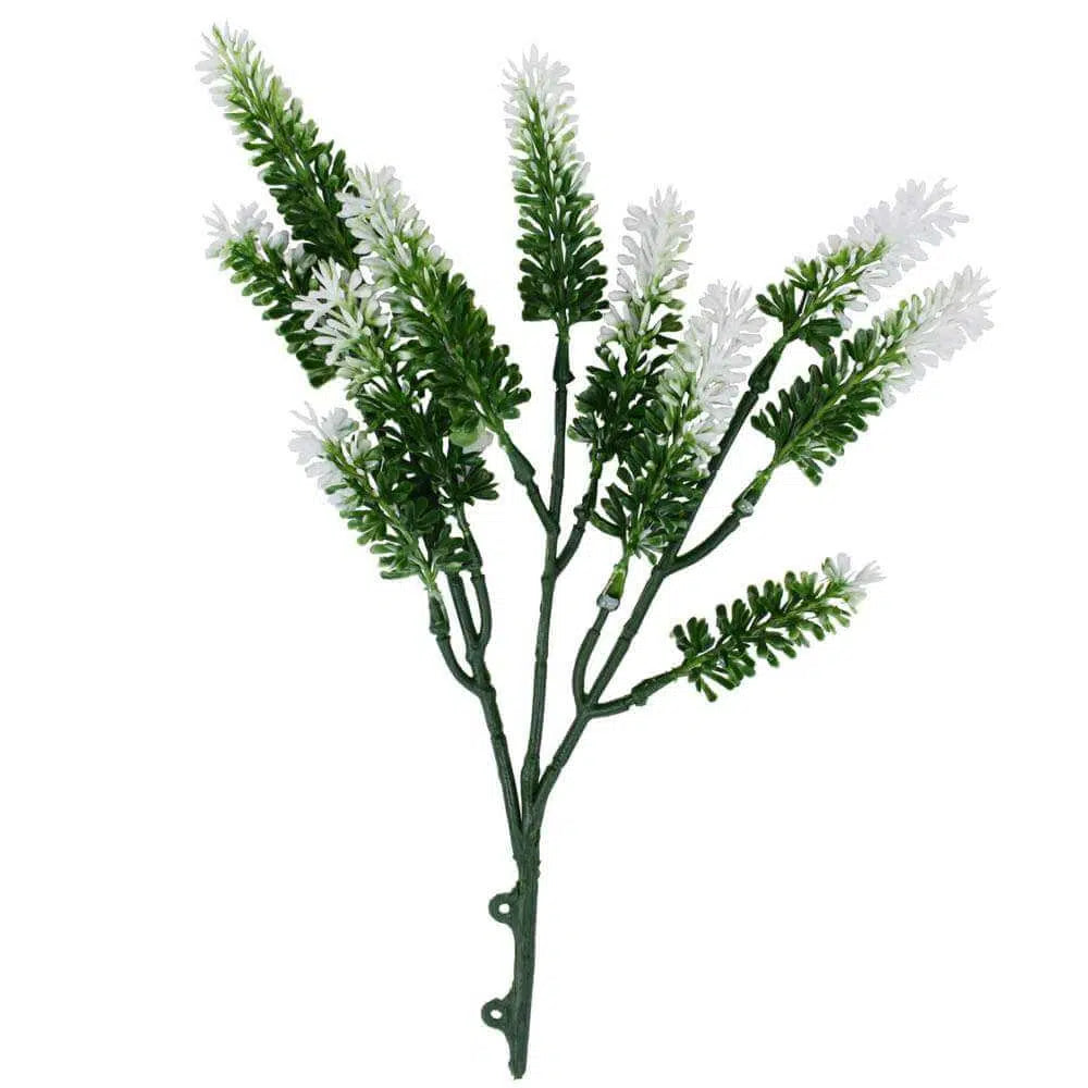 Small White Artificial Lavender Stem 26cms