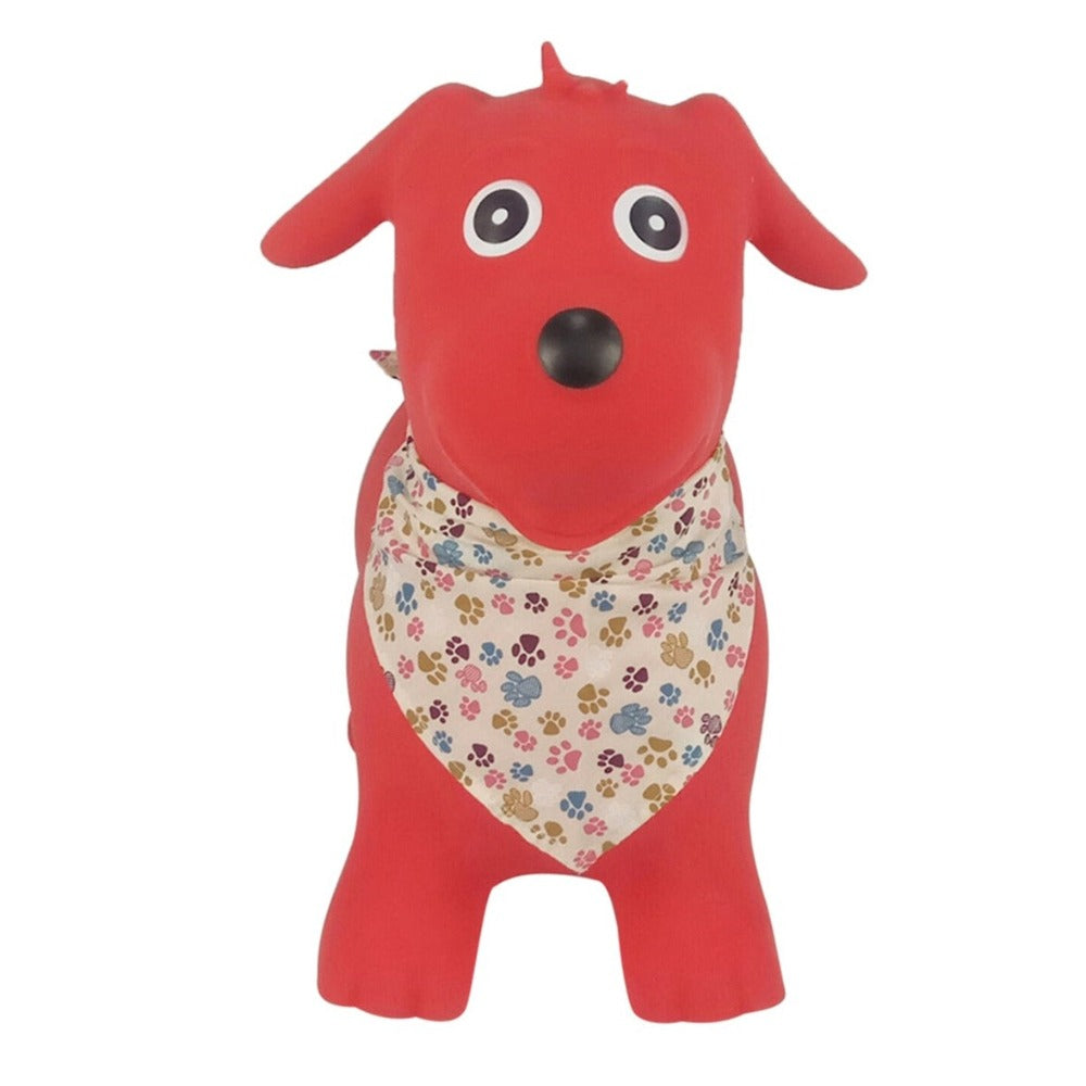 Inflatable Outdoor Bouncy Rider - Snuggles The Dog