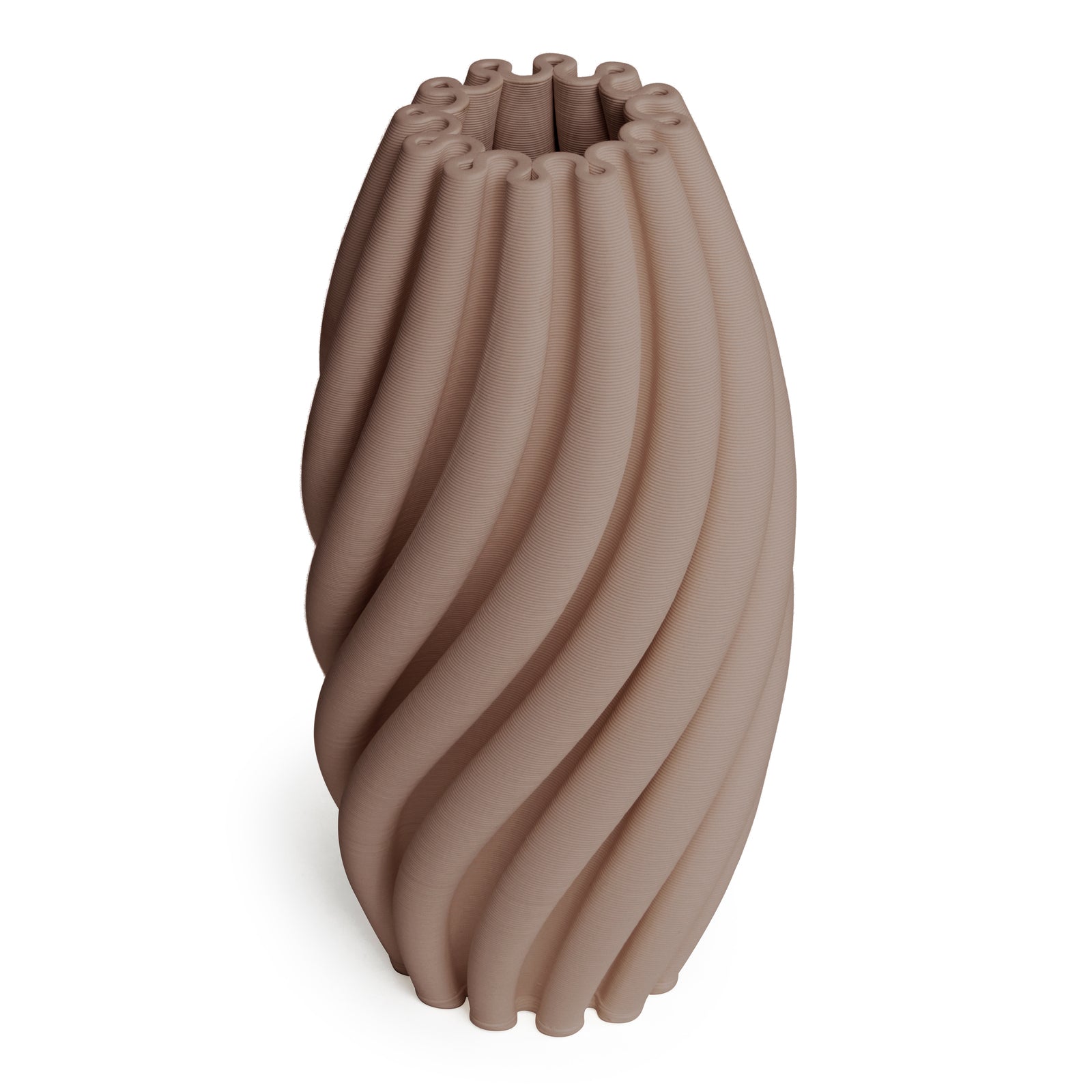 Soft Sophistication Dusty Rose Ceramic Vase - 29cms