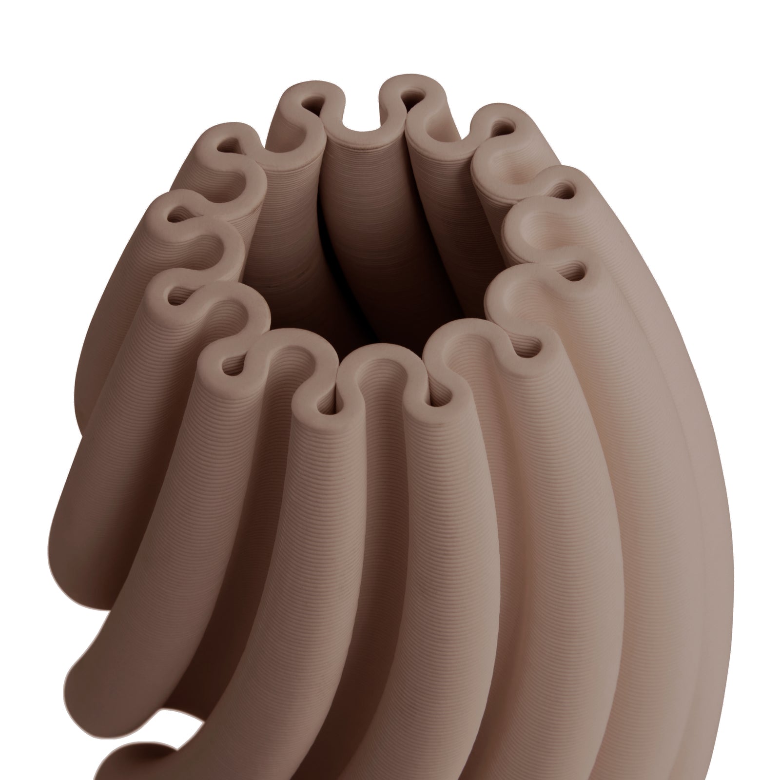 Soft Sophistication Dusty Rose Ceramic Vase - 29cms
