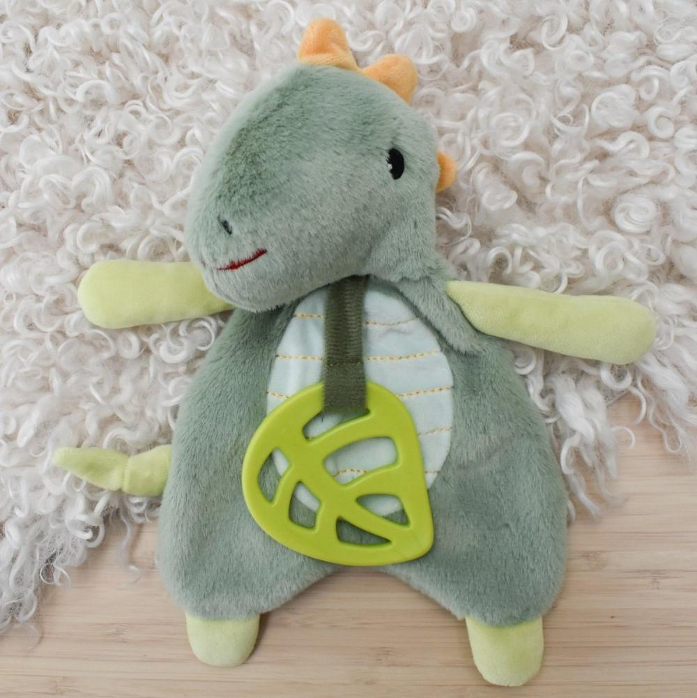 Soft & Cuddly Minty Dino Baby Snuggler