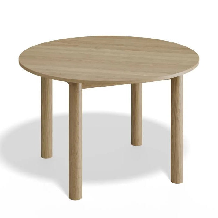 Solid Oak Nordica Round Dining Table - 120cms