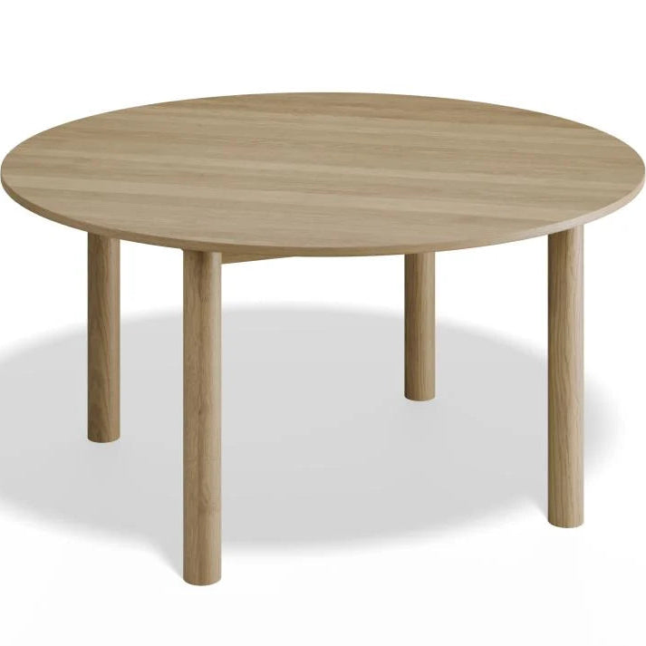 Solid Oak Nordica Round Dining Table - 150cms
