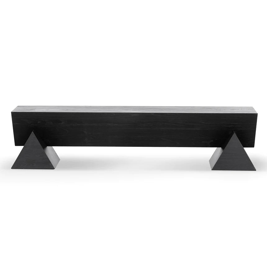 Solid Wooden Dining Benches 190cms - Black