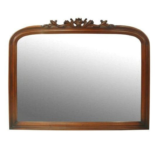 Sophisticated Designer Baychester Mirror - Rose Mahogany