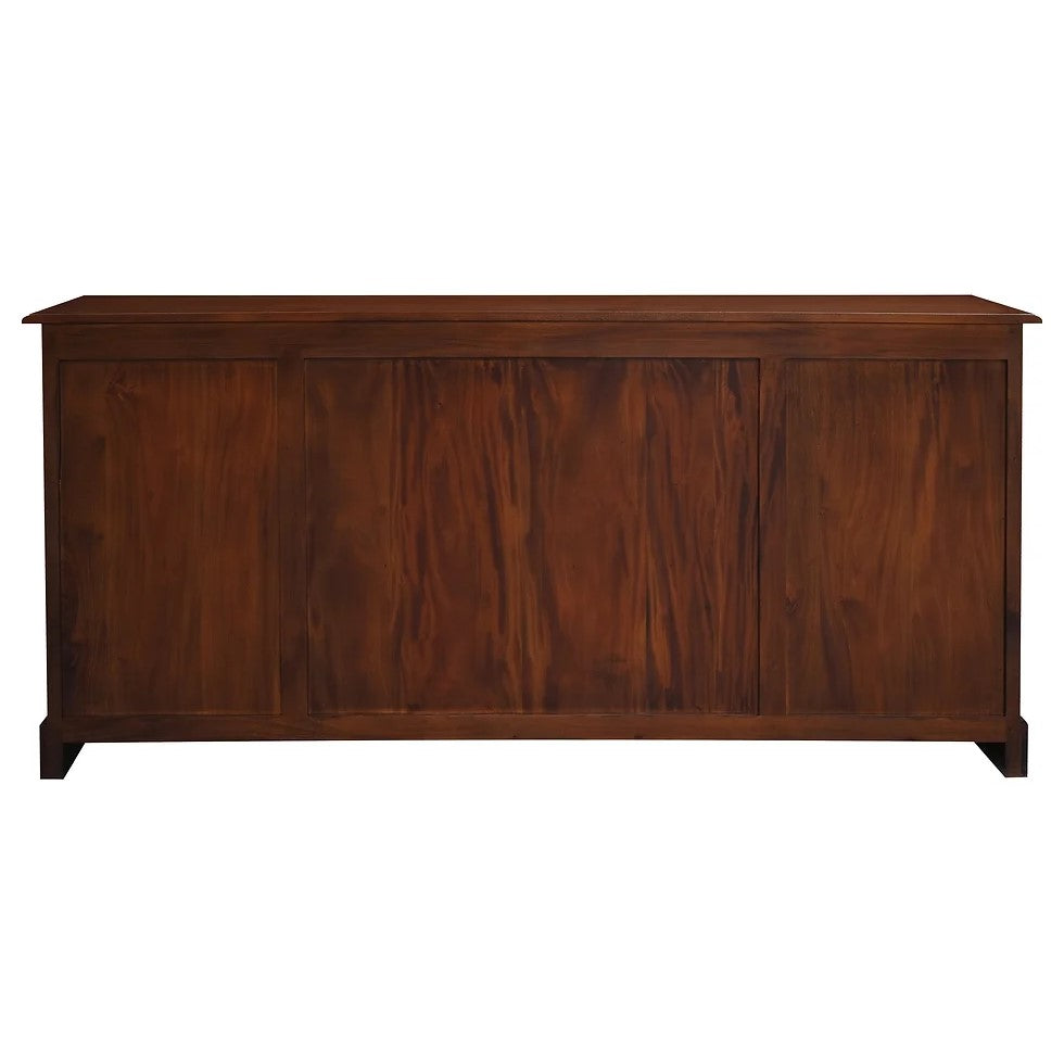 Spacious 4-Door 4-Drawer Storage Buffet - Brown